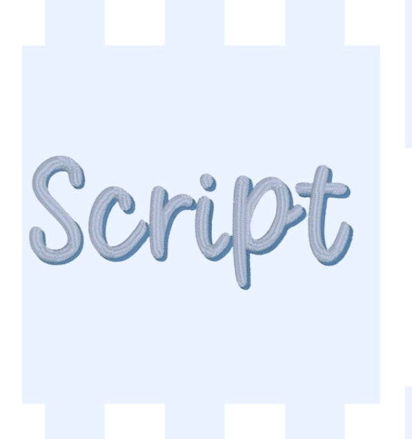 Two tone Cursive font