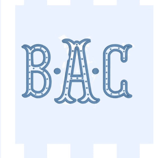The dotty Monogram Font
